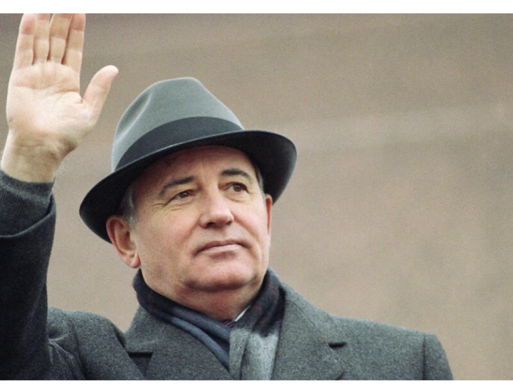 Mikhaïl Gorbatchev à Moscou le 7 novembre 1989. AP - Boris Yurchenko