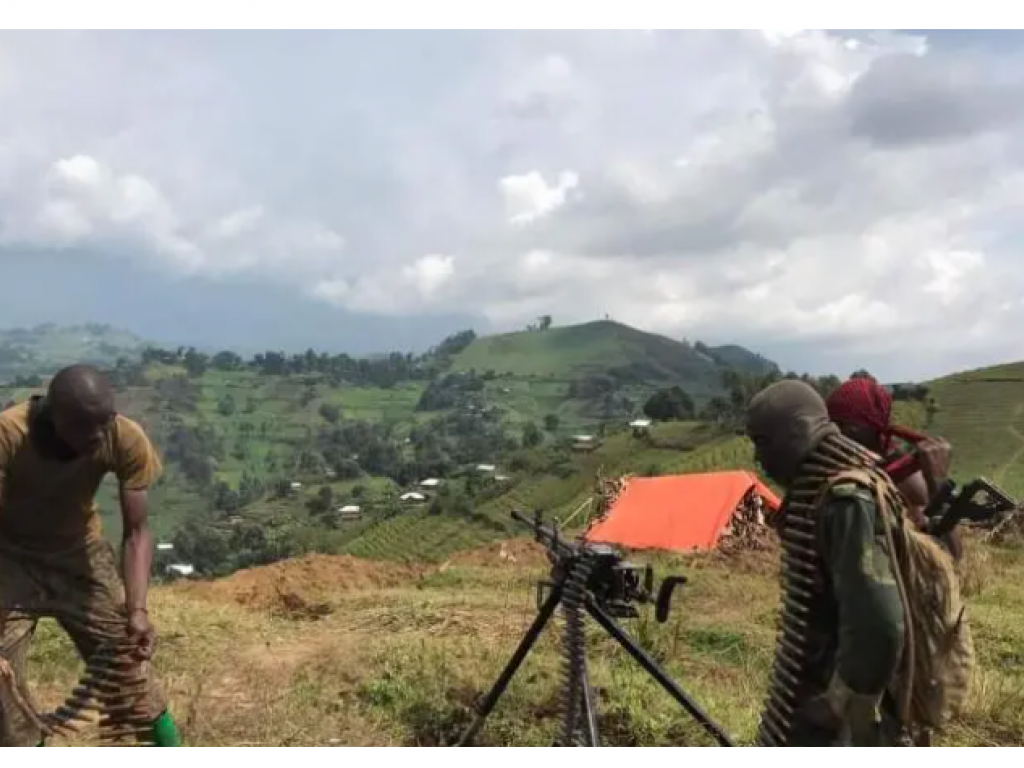 Une position de l'armee congolaise dans le Nord-Kivu