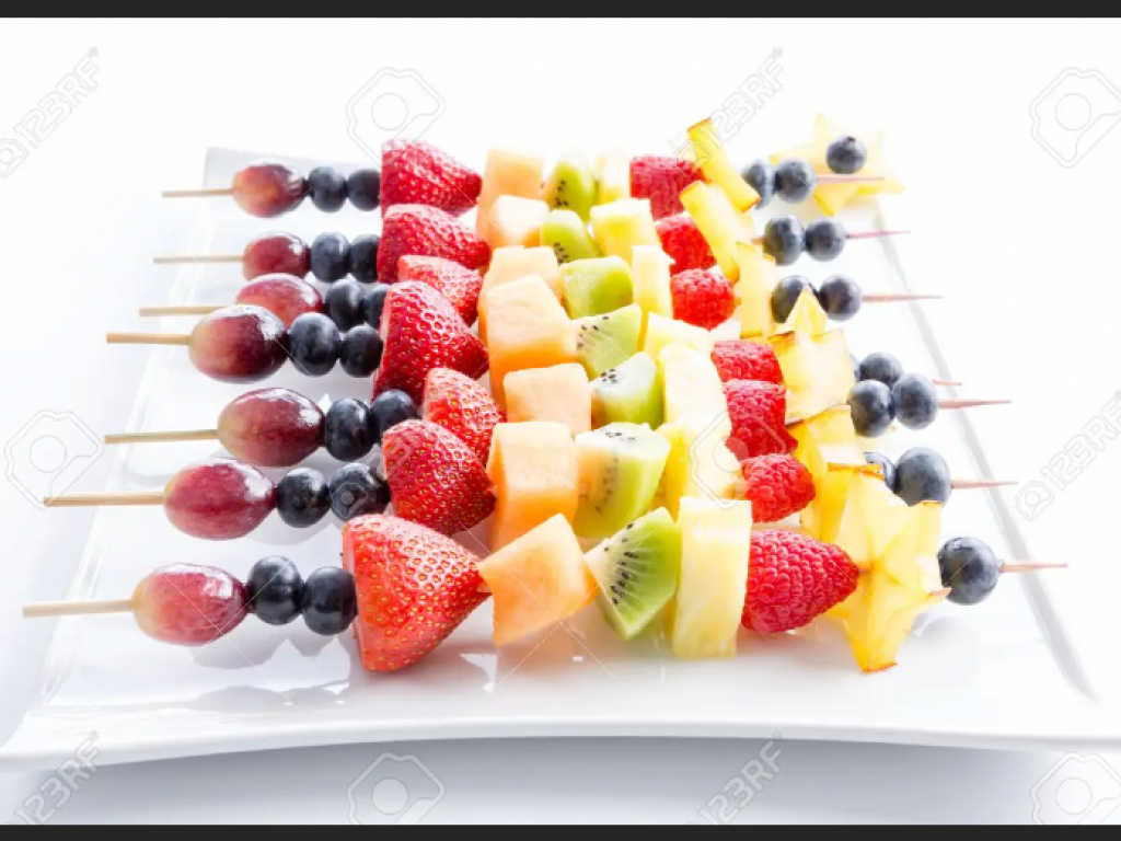 Brochette de fruits