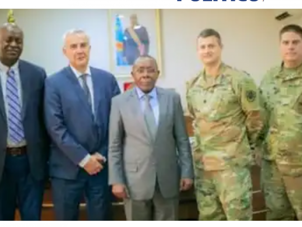 Une delegation de l'armee US chez le ministre congolais de la Defense