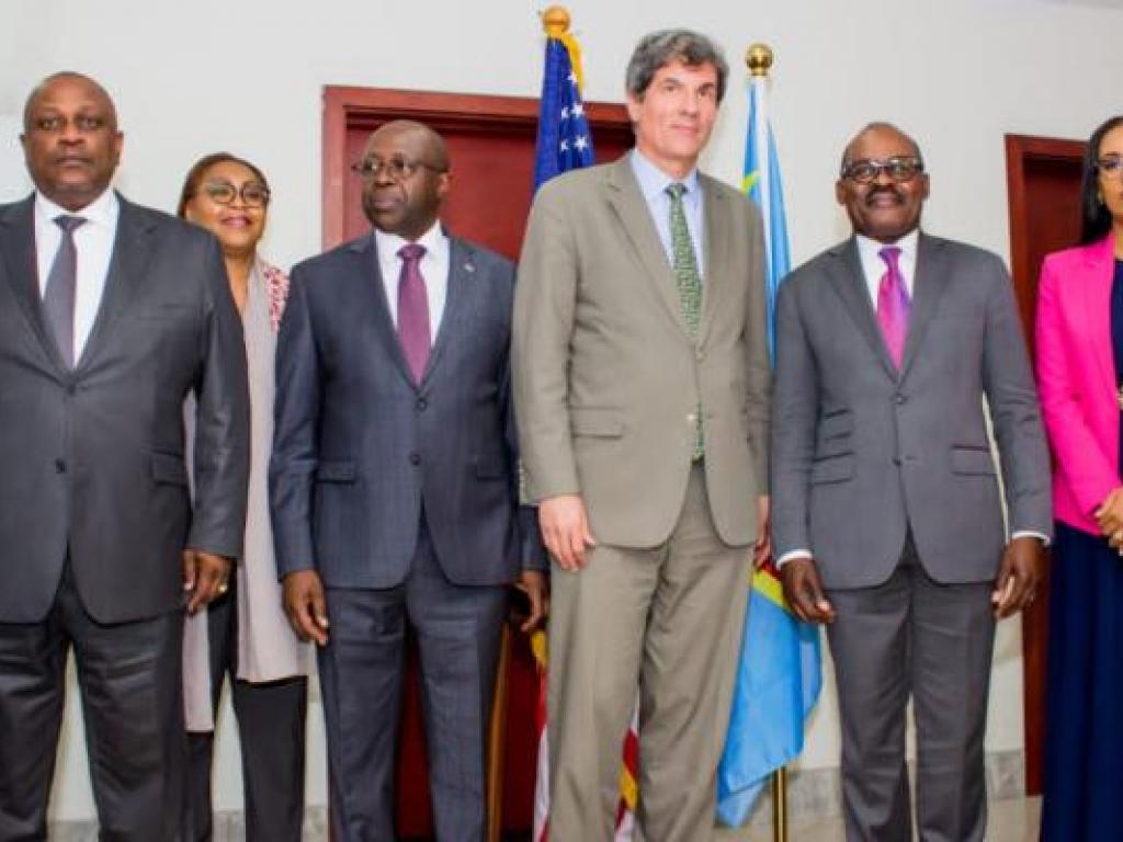 Nicolas Kazadi, Ministre des Finances a rappelé à la délégation américaine que certains indicateurs non pris en compte jusque là devraient déjà basculer au vert pour la RDC