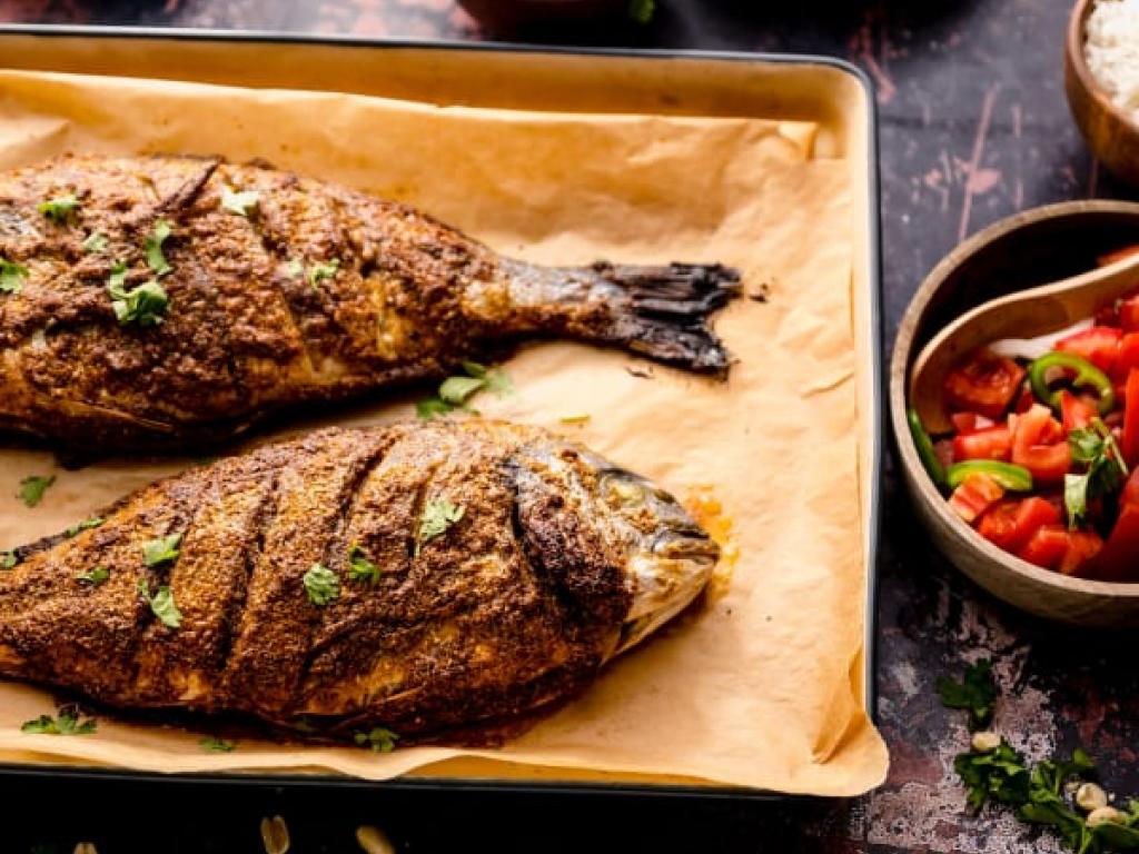 Poisson grillé à l'africaine