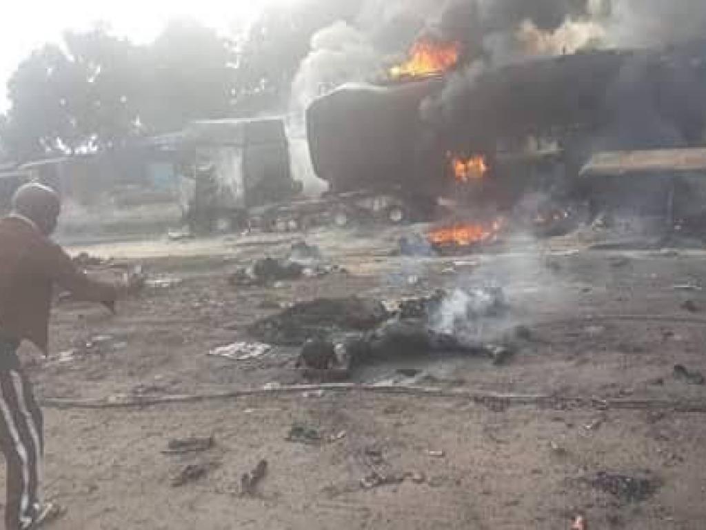 Explosion d'un camion de carburant à Mbuba en octobre 2018