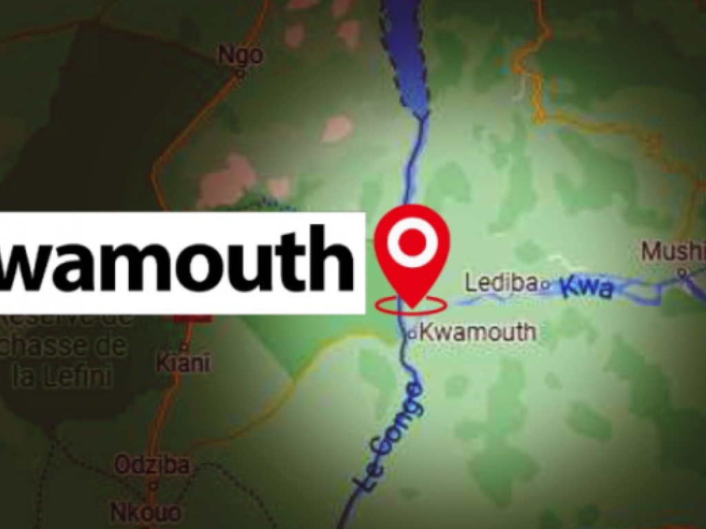 Carte du territoire de Kwamouth