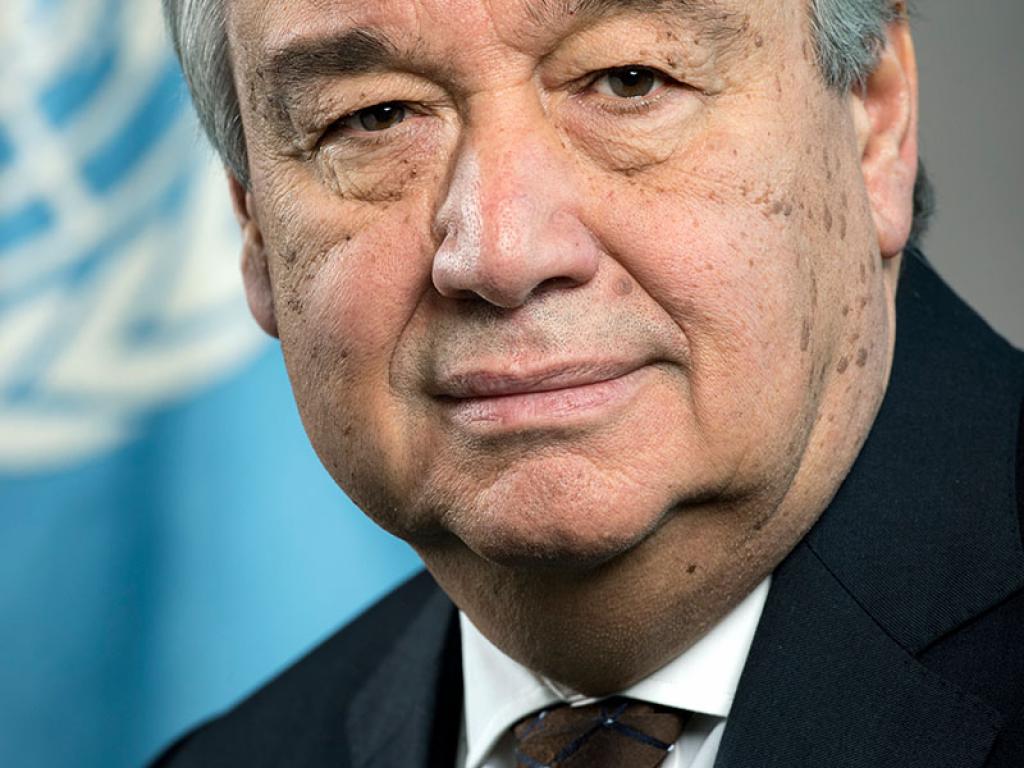 Antonio Guterres, SG des Nations Unies 