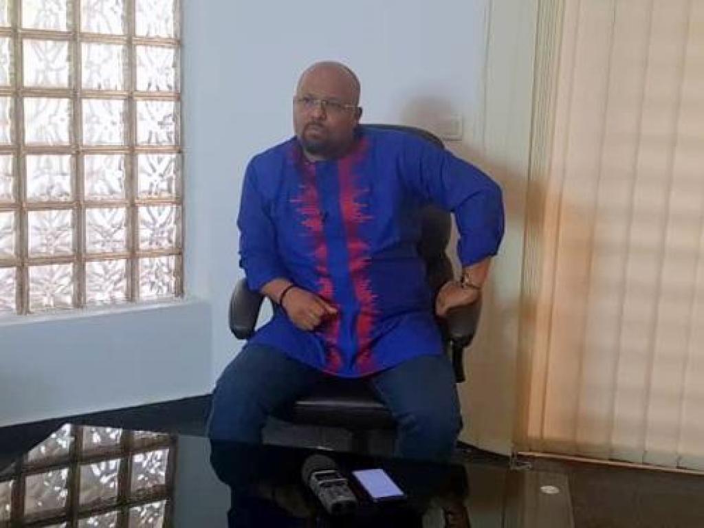 Vidiyé Tshimanga, conseiller spécial en matière stratégique du Président Tshisekedi. Radio Okapi/Ph. Jean Didier Ogobani.