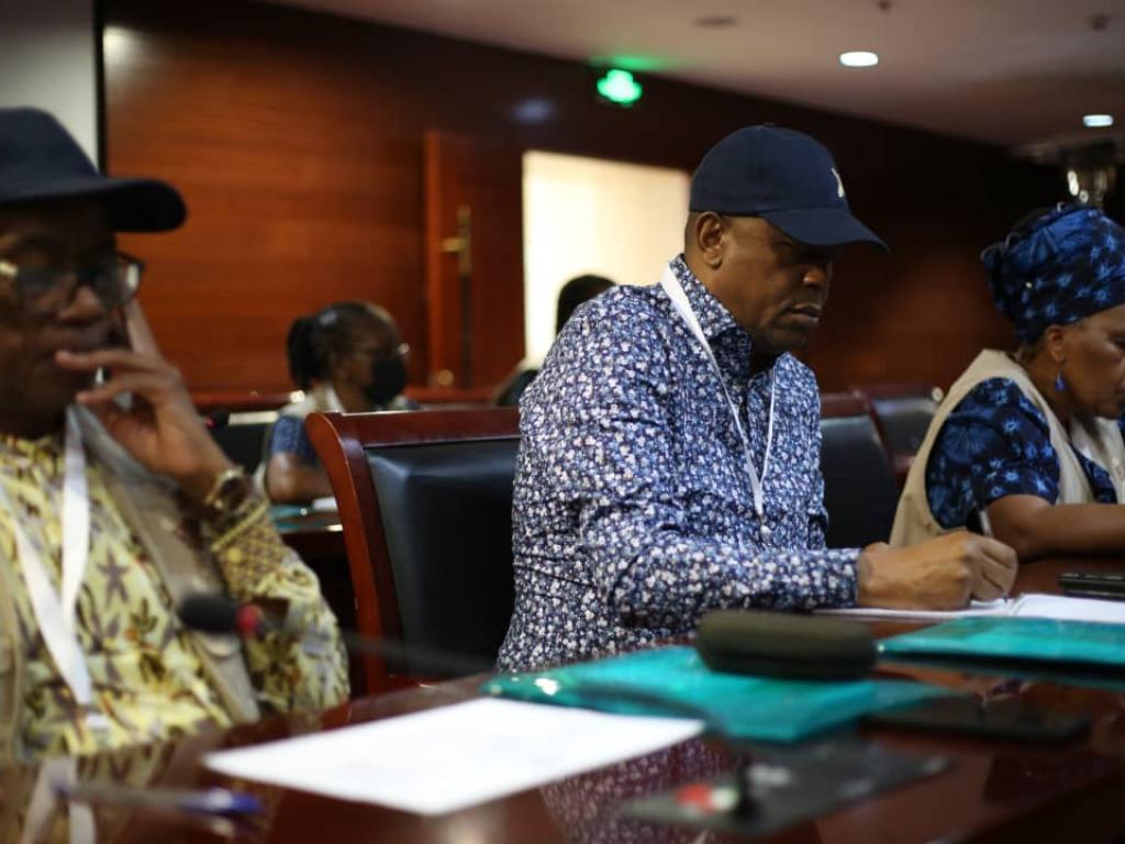 Denis Kadima de la CENI au Lesotho 