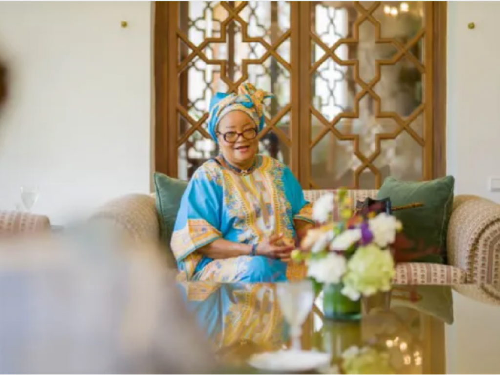 L'ancienne Première Dame Bobi Ladawa, veuve de feu Président MOBUTU 