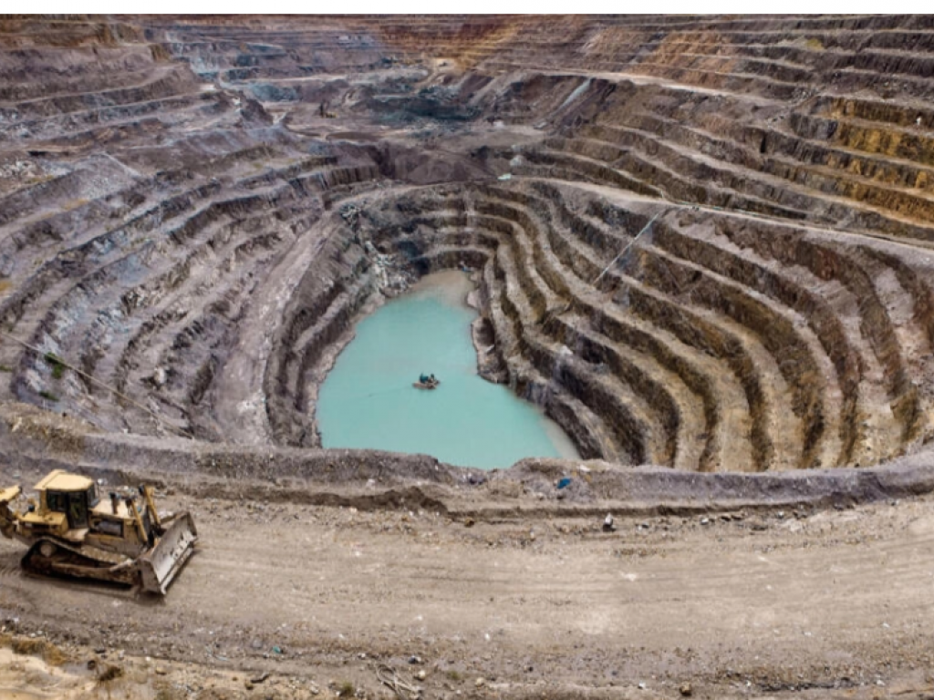 Une mine dans le sud-est de la RDC (image d'illustration). AFP/GWENN DUBOURTHOUMIEU