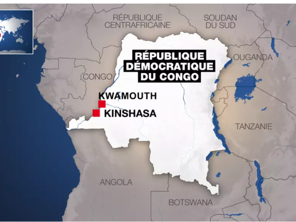 Le village de Kwamouth, à l'ouest de la République démocratique du Congo, dans le Maï-Ndombe. © RFI