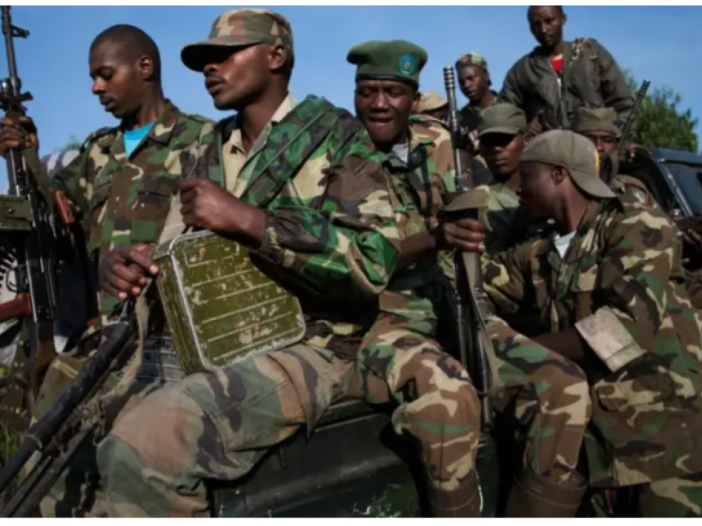 Des elements des FARDC en patrouille