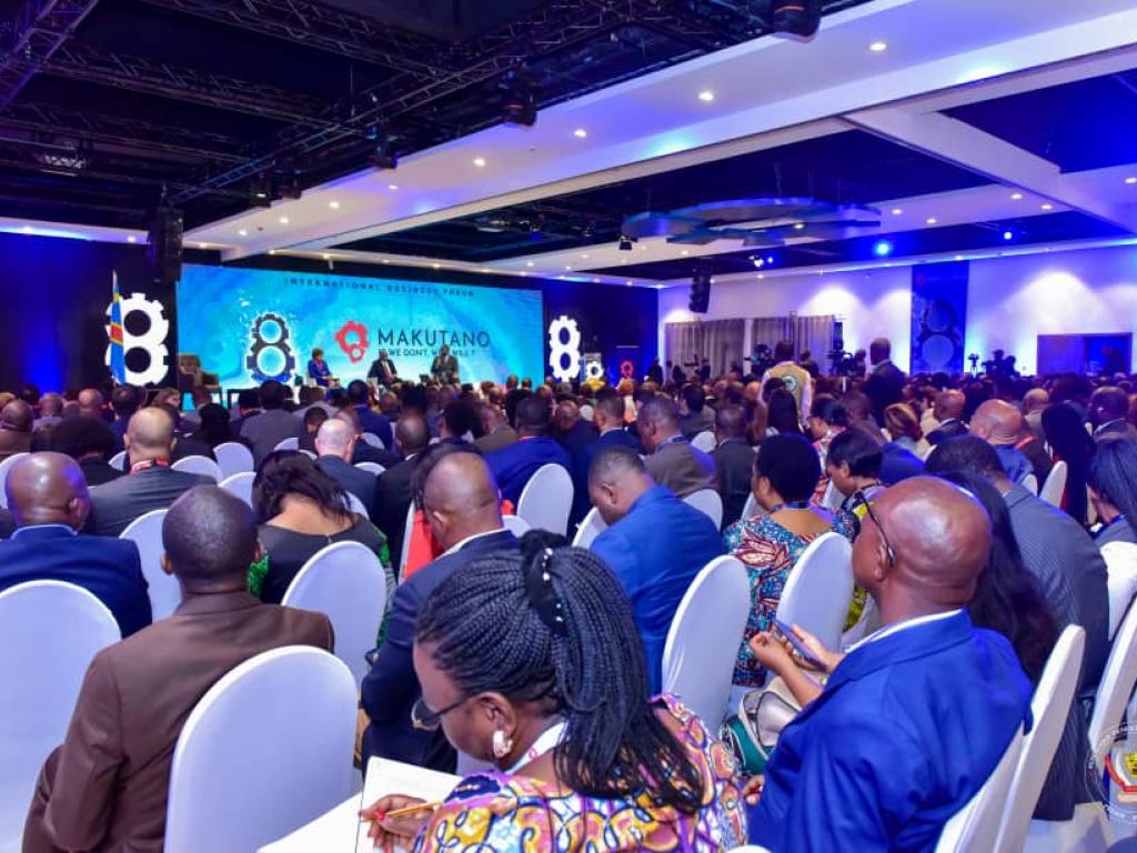 Une vue de  la 8eme edition du Forum d' affaires Makutano