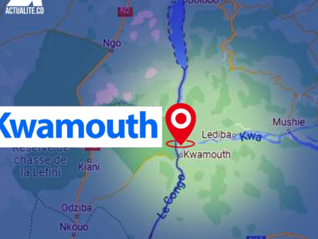 Kwamouth sur la carte 
