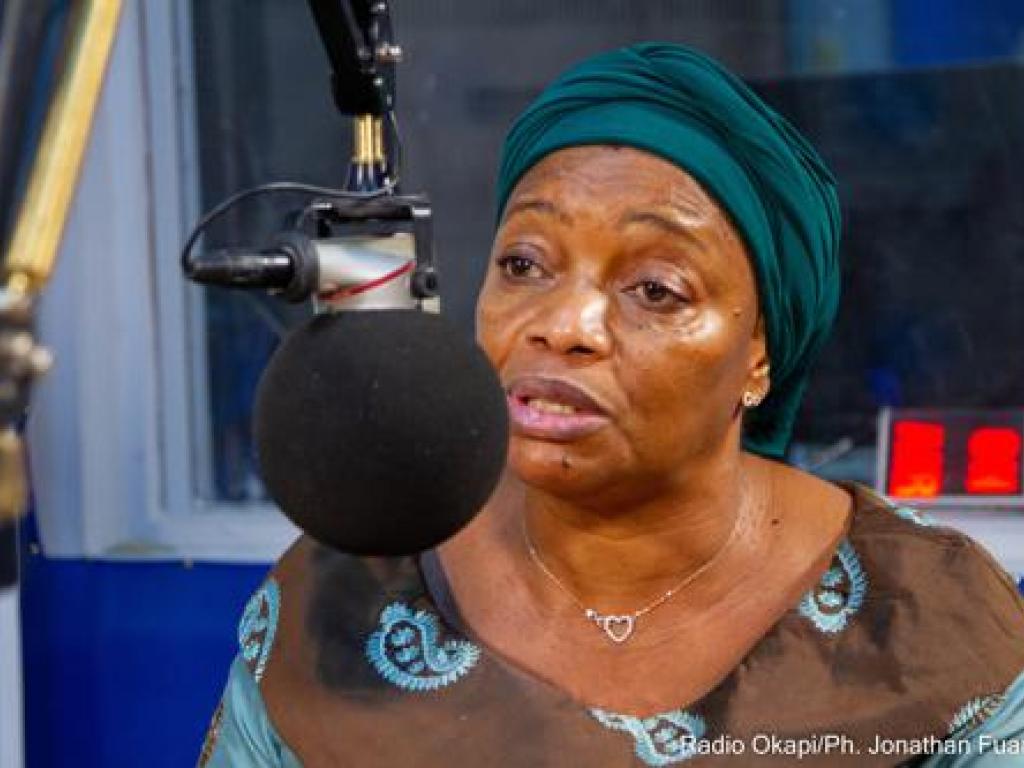 Eve Bazaïba, ministre de l'Environnement de la RDC