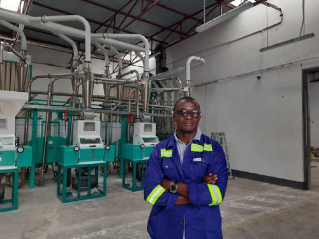 Bernard Bahati, un jeune entrepreneur de Goma, chef de l’entreprise Okapi-Agro-Business. Photo Sifa Maguru. Radio Okapi