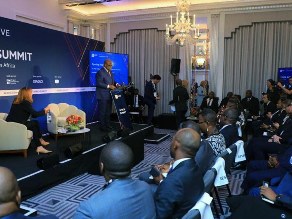 Le Président Félix Tshisekedi à Africa summit du Financial Time, le 18/10/2022 à Londres. Présidence RDC