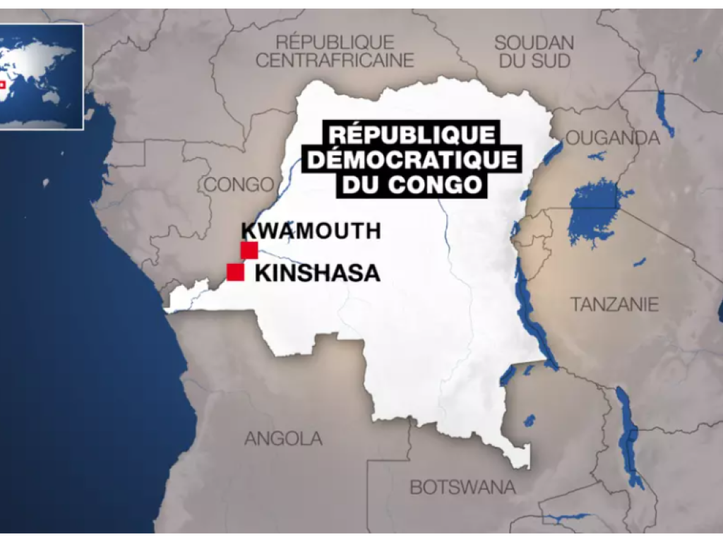 Le village de Kwamouth, à l'ouest de la République démocratique du Congo, dans le Maï-Ndombe. © RFI