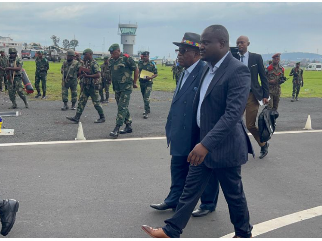La délégation gouvernementale est arrivée à Goma, chef-lieu de la province du Nord-Kivu, ce jeudi 03 novembre 2022.