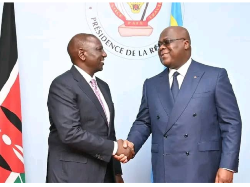 William Ruto s’engage à poursuivre le déploiement des troupes kenyanes en RDC pour éradiquer les groupes armés