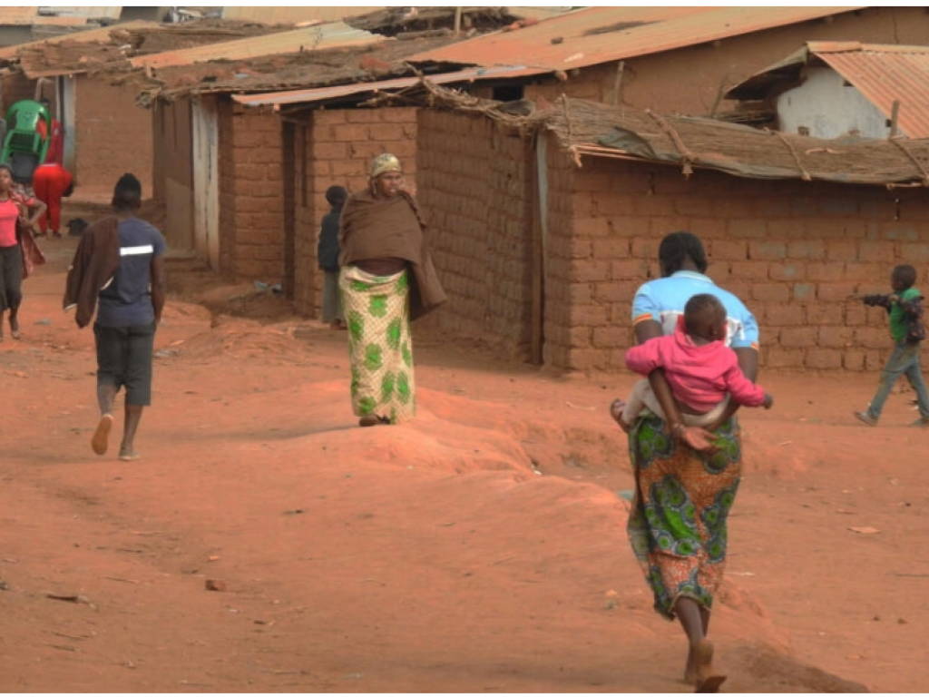 Le camp de réfugiés de Dzaleka au Malawi, en 2018. De nombreux réfugiés congolais arrivent au Malawi depuis les combats dans l'Est. © AMOS GUMULIRA / AFP