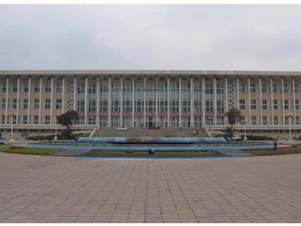Le palais du peuple, le parlement congolais. RFI/Habibou Bangré
