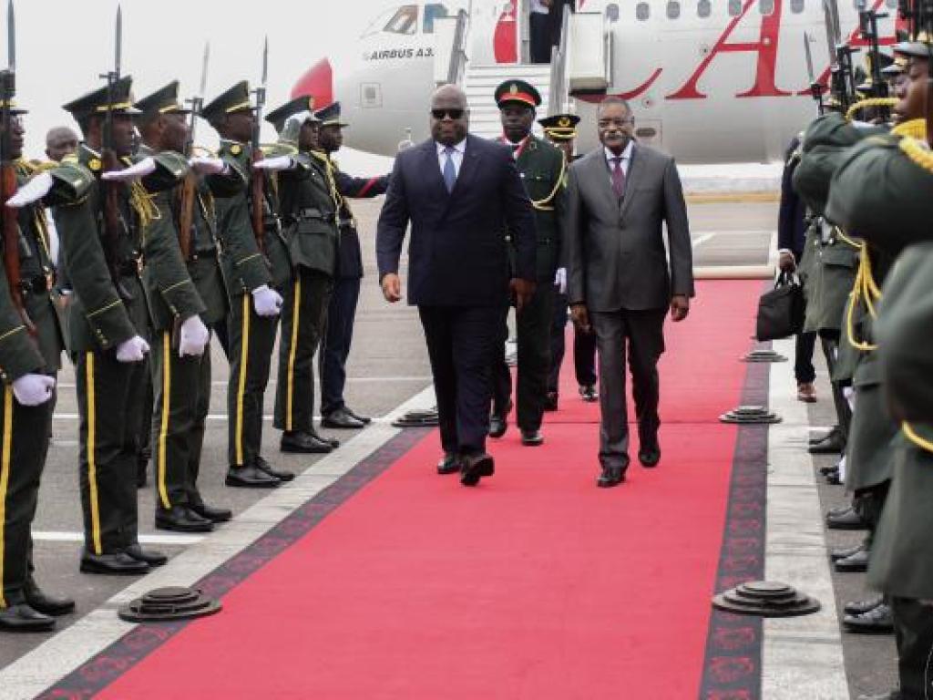 Félix Tshisekedi à Luanda