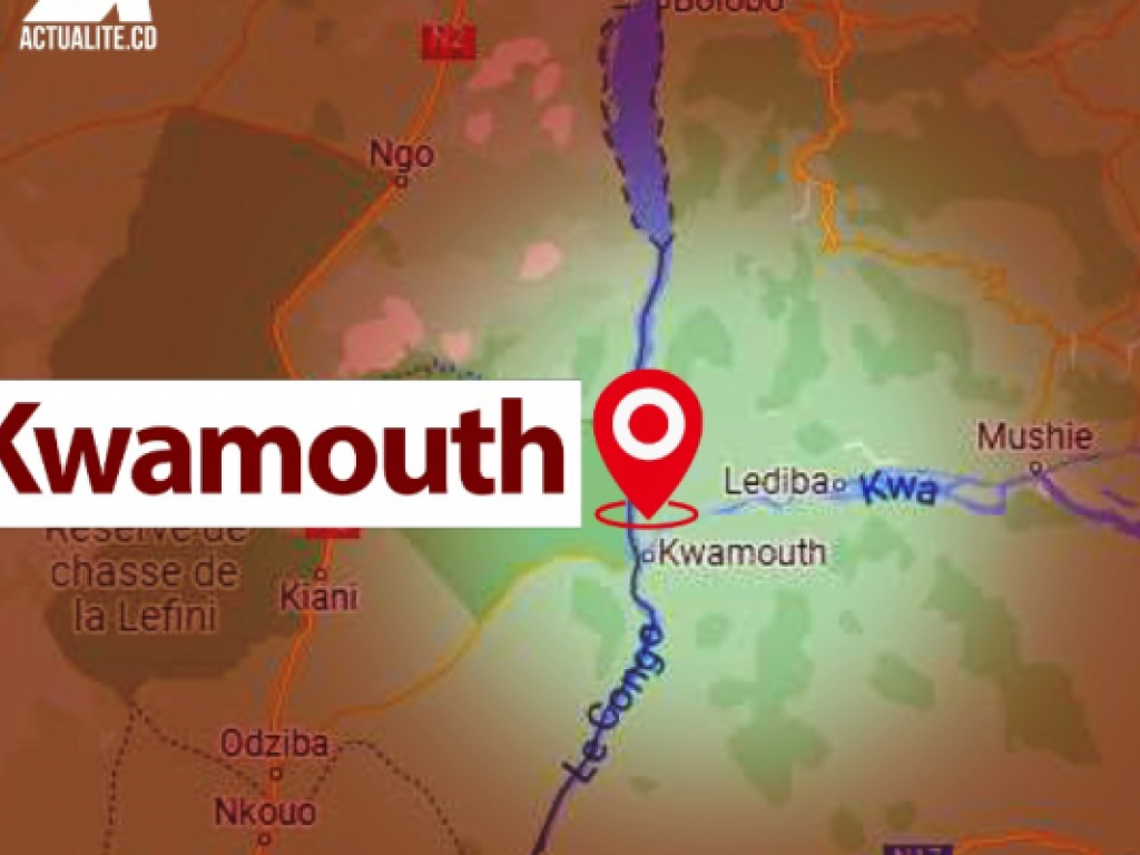 Kwamouth sur la carte 
