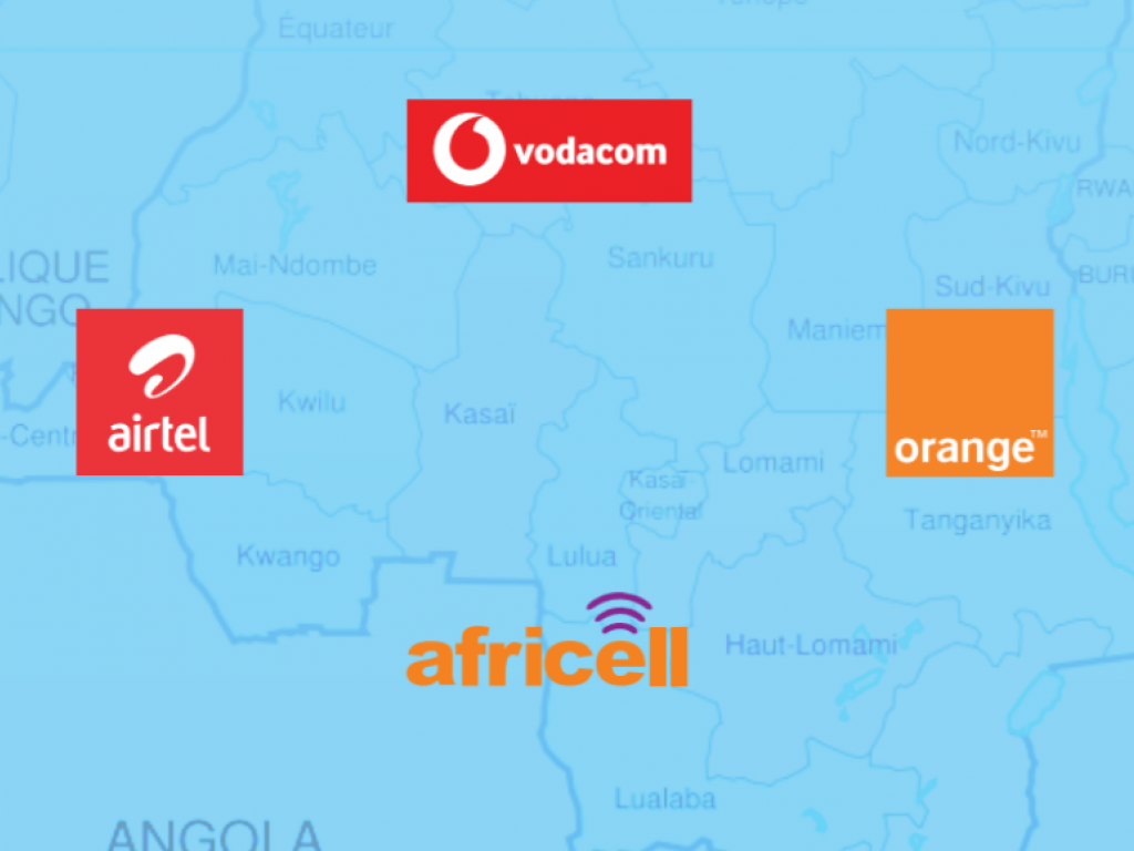 Les 4 opérateurs de la téléphonie cellulaire en RDC