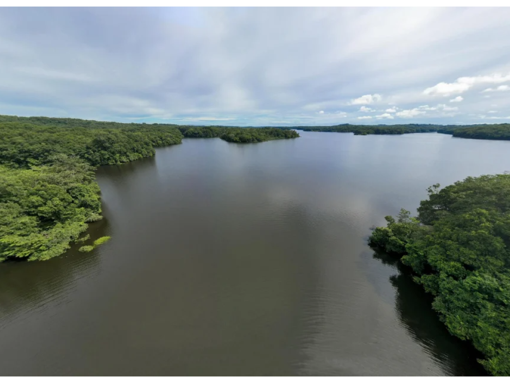 Une vue du fleuve Congo