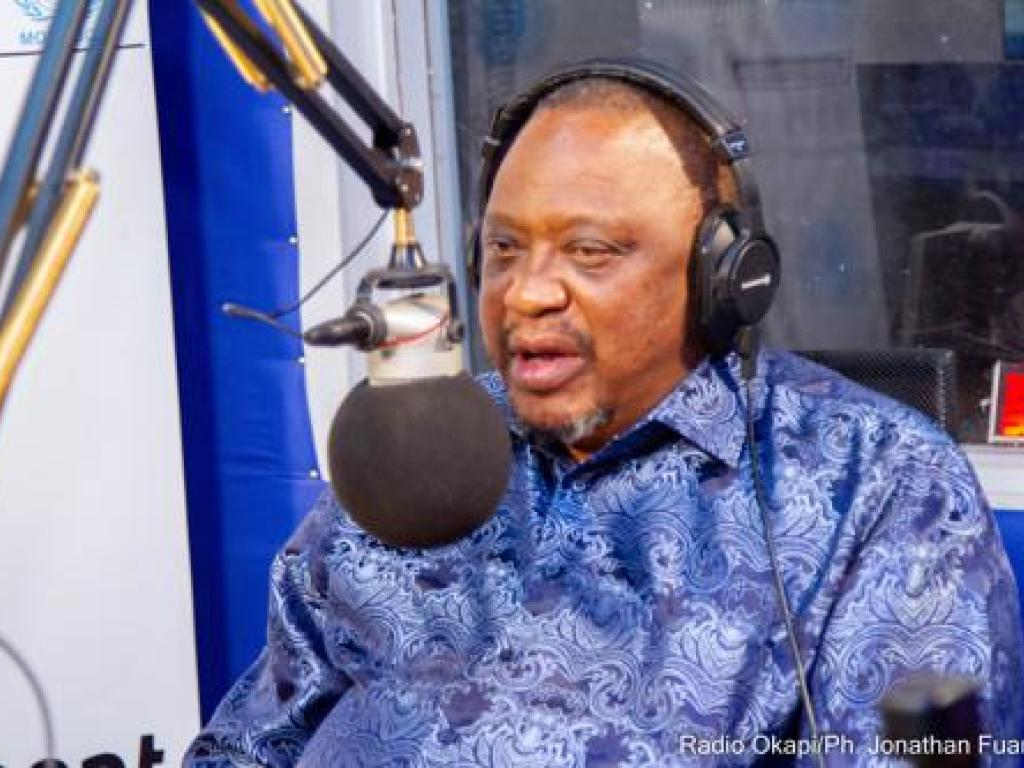 Uhuru Kenyatta, facilitateur de l'EAC, processus de Nairobi. Radio Okapi.Ph/ Jonathan Fuanani