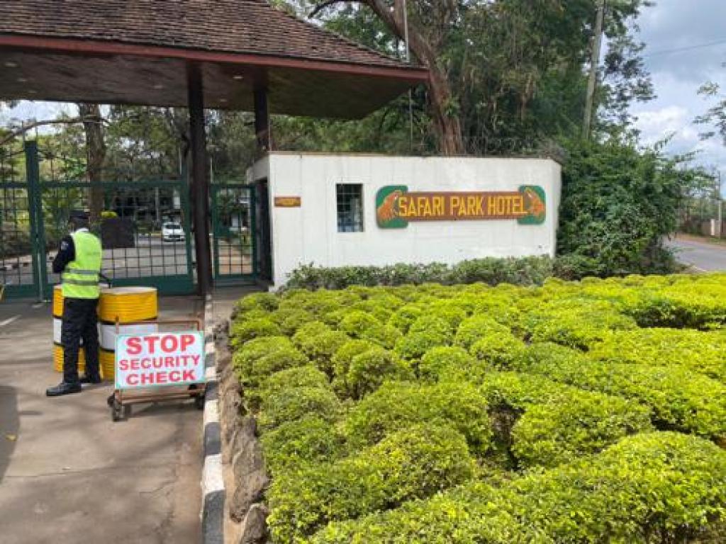 Safari Park Hôtel de Nairobi au Kenya , lieu où se dérouleront les travaux du 3e round du processus pour la paix dans l’Est de la RDC. Le 27 novembre 2022. Radio Okapi/Ph. Martial Papy Mukeba