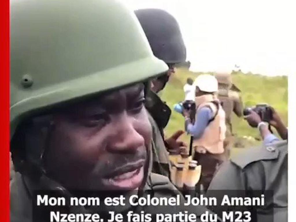 John Amani Nzenze , un des porte-paroles du M23