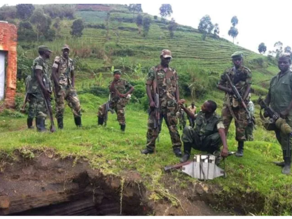 Quelques elements du M23 sur les collines de Masisi