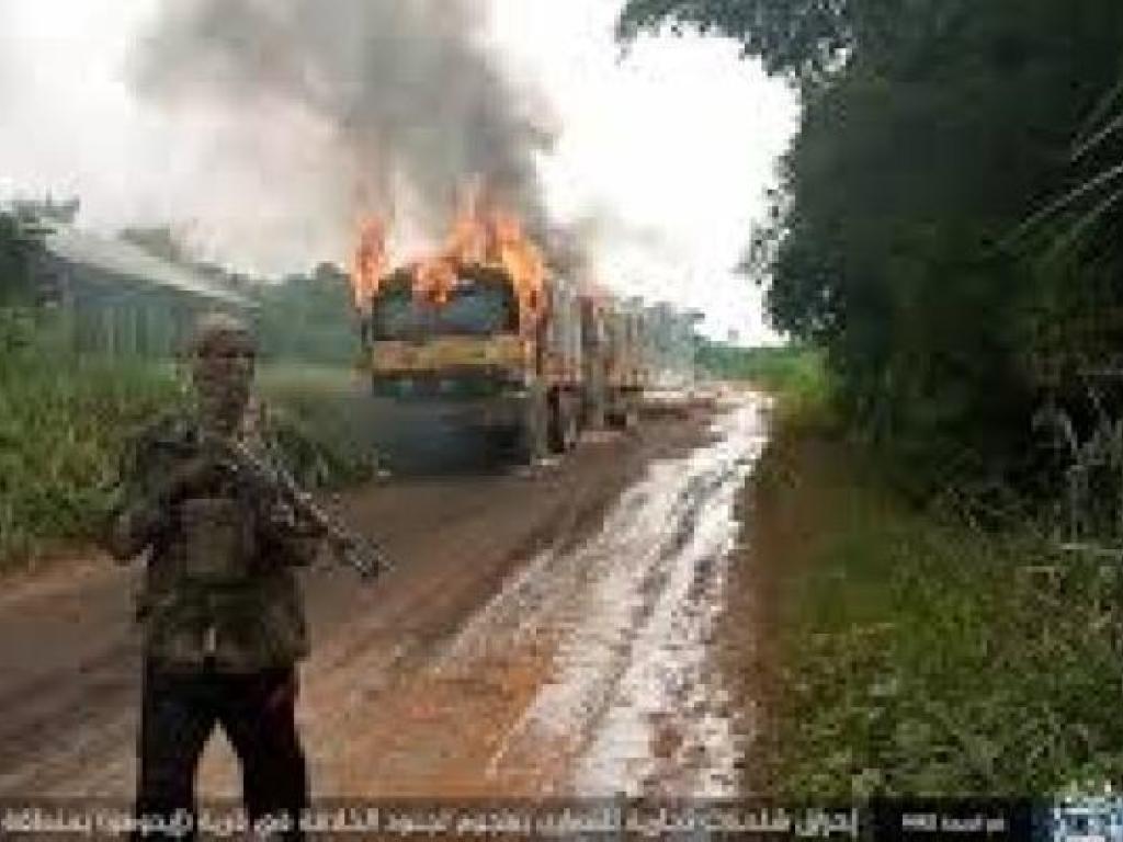 Un combattant ADF dans l’Est de la RDC