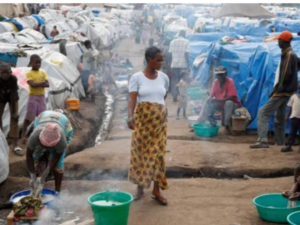 Déplacés dans un camp à proximité de Bunia, Ituri, en 2018. (Image d'archive) REUTERS/Goran Tomasevic