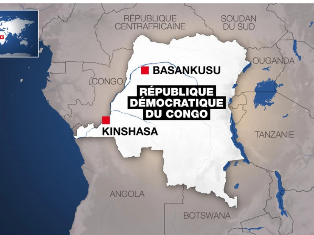 Localisation de Basankusu, en République démocratique du Congo. © RFI