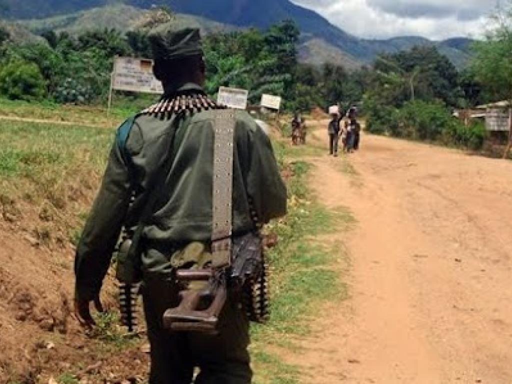 Milicien FDLR. Photo AFP