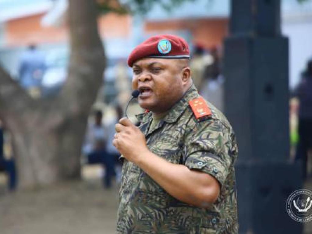 Le lieutenant-général Christian Tshiwewe, chef d’état-major des FARDC Présidence RDC
