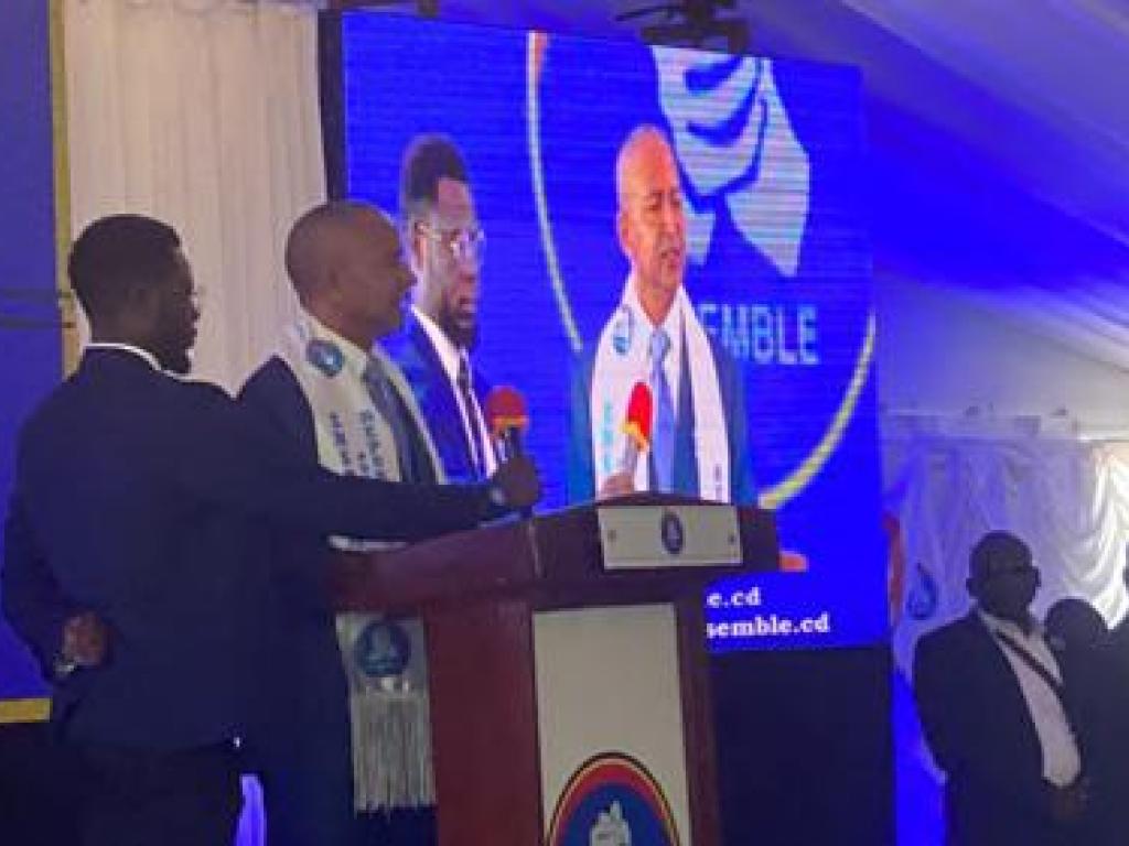 Le président national du parti politique « Ensemble pour la République », Moise Katumbi a donné ce mardi 20 décembre à Lubumbashi (Haut- Katanga) le coup d’envoi des travaux du congrès ce parti. Radio Okapi/Ph. Jean Ngandu