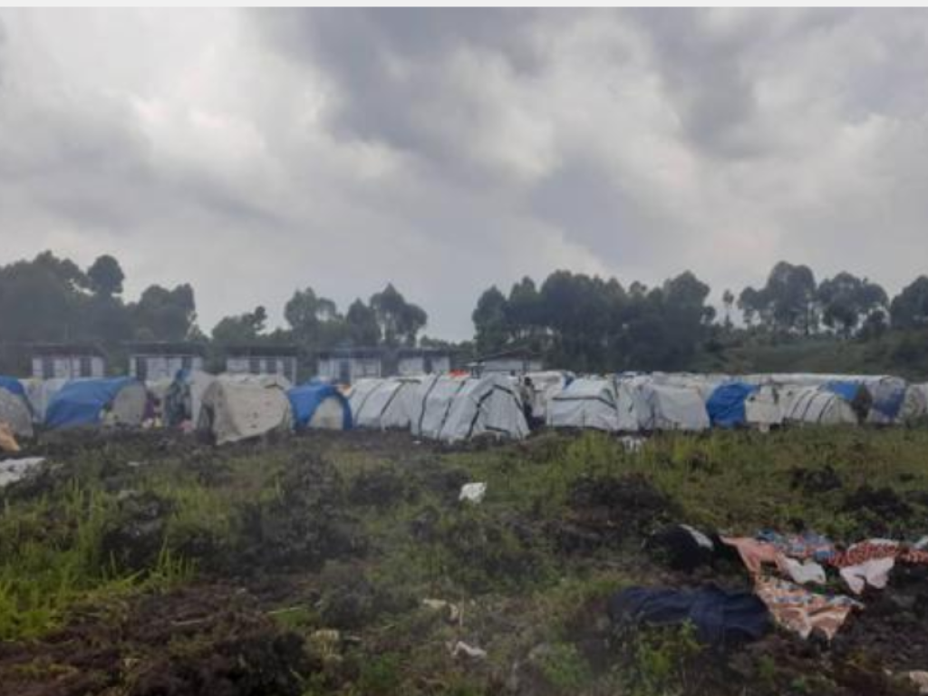 Site des déplacés à Buvira dans le territoire de Nyiaragongo (Nord-Kivu) . Radio Okapi Ph/ Sifa Maguru