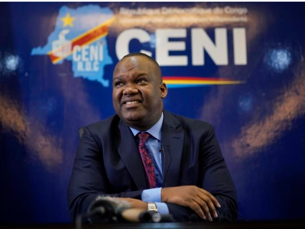 Corneille Nangaa, en décembre 2018, alors président du bureau sortant de la Céni. AP - Jerome Delay