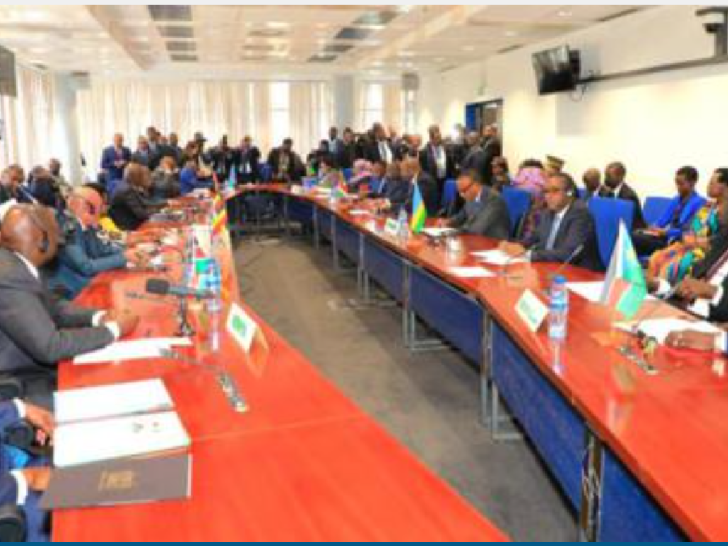 Vue des participants au mini-sommet sur la crise sécuritaire dans l'Est de la RDC ce vendredi à Adis Abeba (Ethiopie), le vendredi 17 février 2023. Photo/EAC