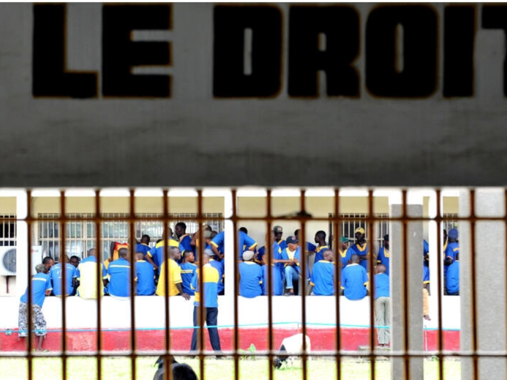 Vue de la prison de Makala à Kinshasa, RDC. AFP PHOTO / JUNIOR D. KANNAH