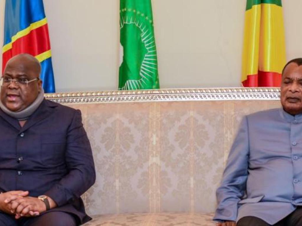 Denis Sassou-Nguesso et Félix Tshisekedi