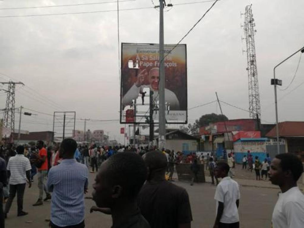 Des manifestants dans les rues de Goma, le lundi 06 février 2023. Ph/ Matthieu Ilunga