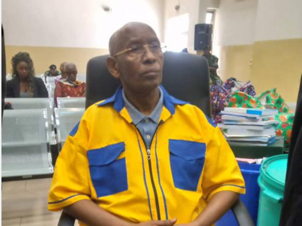 Le député Edouard Mwangachuchu à l’audience du 14/03/2023. Ph Jeef Ngoy Radio Okapi