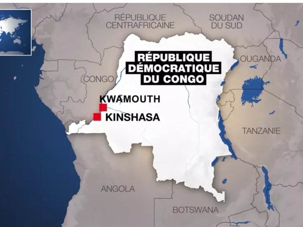 Le village de Kwamouth, à l'ouest de la République démocratique du Congo, dans le Maï-Ndombe. © RFI