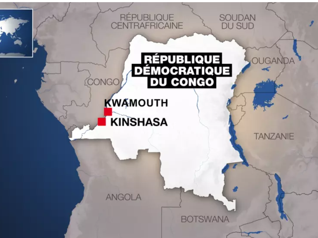 Le village de Kwamouth, à l'ouest de la République démocratique du Congo, dans le Maï-Ndombe. © RFI