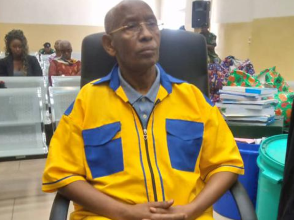 Le député Edouard Mwangachuchu à l’audience du 14/03/2023. Ph Jeef Ngoy Radio Okapi