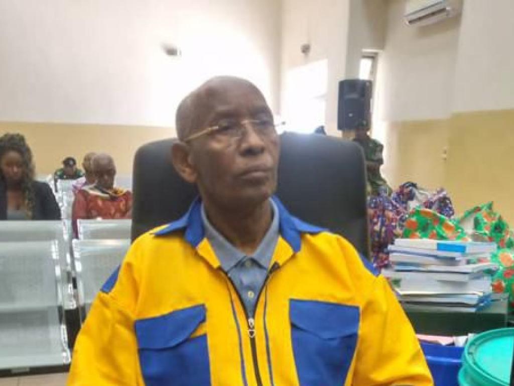 Le député Mwangachuchu lors d' une audience de la Haute Cour militaire 